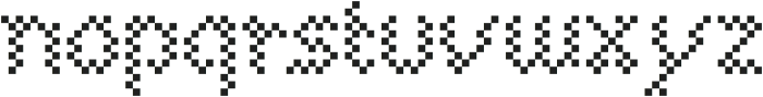 HalftoneBlocksca ttf (400) Font LOWERCASE
