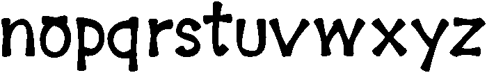 Halfway otf (400) Font LOWERCASE