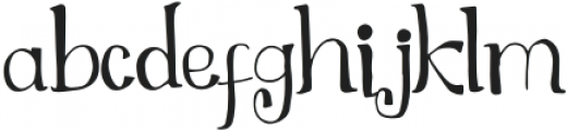 Halgonak Regular otf (400) Font LOWERCASE