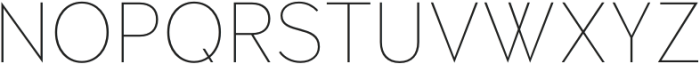 Halifax Thin otf (100) Font UPPERCASE