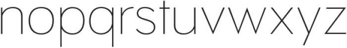 Halifax Thin otf (100) Font LOWERCASE
