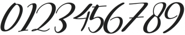 Halima Beautiful Italic otf (400) Font OTHER CHARS
