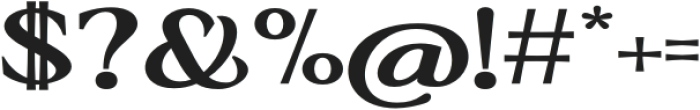 Halimonson Black Expanded otf (900) Font OTHER CHARS