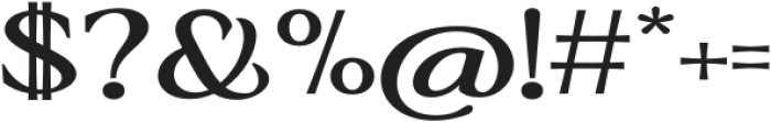 Halimonson Bold Expanded otf (700) Font OTHER CHARS