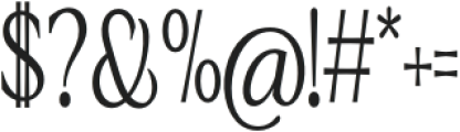 Halimonson Condensed otf (400) Font OTHER CHARS