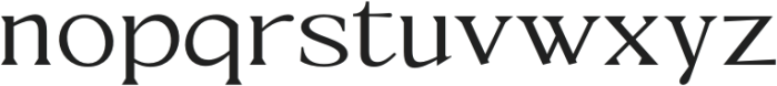 Halimonson Expanded otf (400) Font LOWERCASE