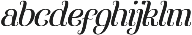 Haliskar Delisha Italic otf (400) Font LOWERCASE