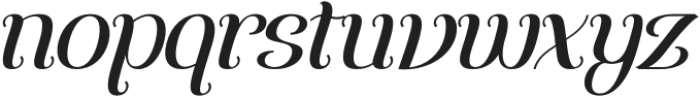 Haliskar Delisha Italic otf (400) Font LOWERCASE