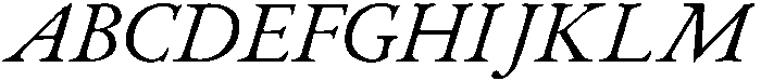 Hall Italic otf (400) Font UPPERCASE