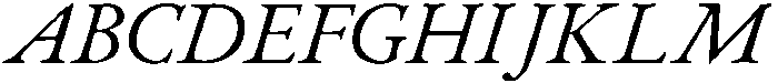 Hall Italic ttf (400) Font UPPERCASE