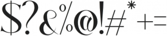 Hallenger Serif Font otf (400) Font OTHER CHARS