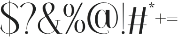 Hallie Thompson Serif otf (400) Font OTHER CHARS