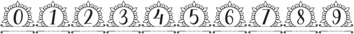Hallina Monogram otf (400) Font OTHER CHARS
