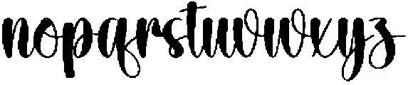 Hallo Baby Regular otf (400) Font LOWERCASE