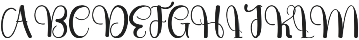 Hallo Theacer Regular otf (400) Font UPPERCASE