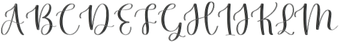 Hallo Valentine Regular otf (400) Font UPPERCASE