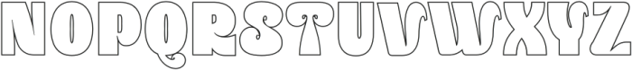Hallory Outline otf (400) Font UPPERCASE