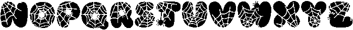 Halloweb Regular otf (400) Font UPPERCASE