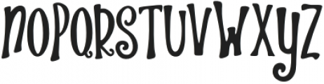 Halloween Bash Regular otf (400) Font LOWERCASE