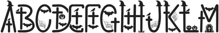 Halloween Decorative Light otf (300) Font UPPERCASE