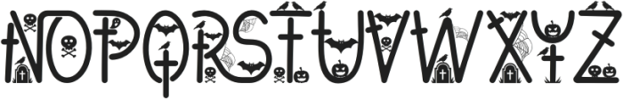 Halloween Decorative Light otf (300) Font UPPERCASE