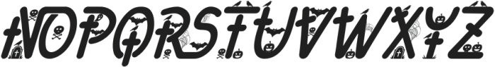 Halloween Decorative Regular Italic otf (400) Font LOWERCASE