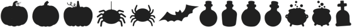 Halloween Dingbat Regular otf (400) FONT