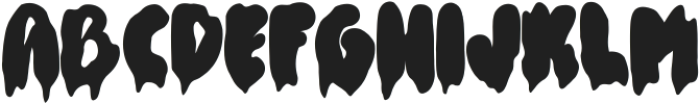 Halloween Melted otf (400) Font UPPERCASE