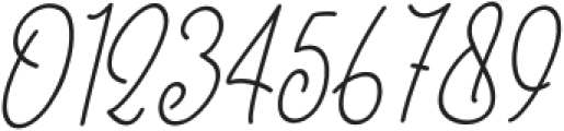 Halloween Monoline Italic Italic otf (400) Font OTHER CHARS