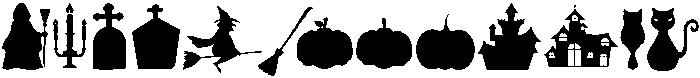 Halloween Night Regular otf (400) Font UPPERCASE