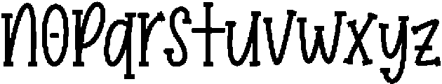 Halloween Nightmare Regular otf (400) Font LOWERCASE