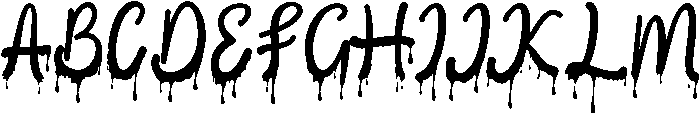 Halloween Party otf (400) Font UPPERCASE