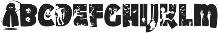 Halloween Party otf (400) Font LOWERCASE