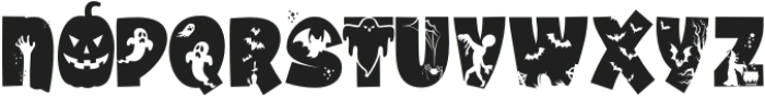 Halloween Party otf (400) Font LOWERCASE
