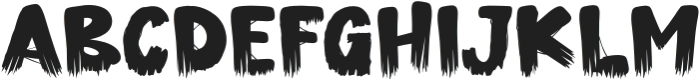 Halloween Phantom Regular otf (400) Font UPPERCASE