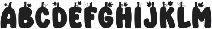 Halloween Pumpkin Regular otf (400) Font LOWERCASE