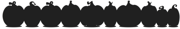Halloween Pumpkins Regular otf (400) Font OTHER CHARS