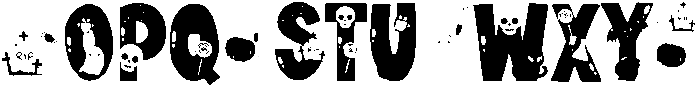 Halloween Regular otf (400) Font LOWERCASE