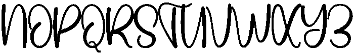 Halloween School Regular otf (400) Font UPPERCASE