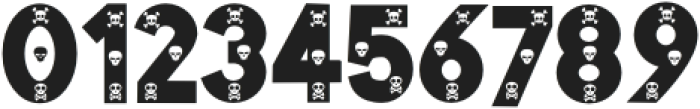 Halloween Skull Regular otf (400) Font OTHER CHARS