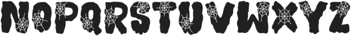 Halloween witches Regular otf (400) Font LOWERCASE