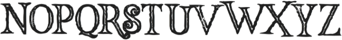 Hallowen Bold Inline Grunge otf (700) Font LOWERCASE