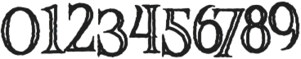 Hallowen Bold Inline otf (700) Font OTHER CHARS
