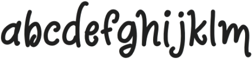 Hallowitch Regular otf (400) Font LOWERCASE