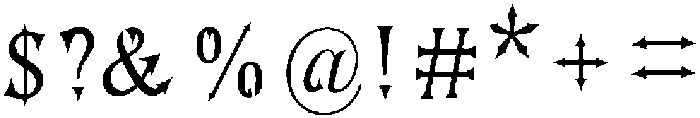 Hallows otf (400) Font OTHER CHARS
