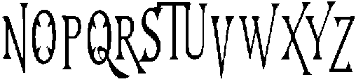 Hallows otf (400) Font UPPERCASE