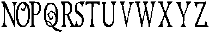 Hallows otf (400) Font LOWERCASE