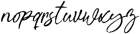 Hallrack otf (400) Font LOWERCASE