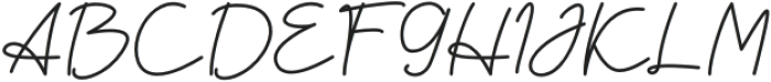 Hallysoon-Regular otf (400) Font UPPERCASE