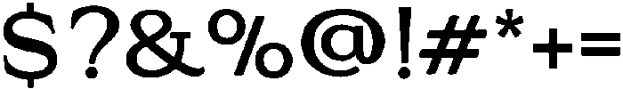 Halmera Thornwood Bold otf (700) Font OTHER CHARS